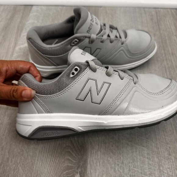 New Balance Walking Shoes Womens 7.5 Gray Rollbar Comfort Stability Low Top 813 - Picture 7 of 10